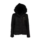 Kurtki damskie - Kurtka damska Ushuaia Demeter pikowana zimowa czarna-S - miniaturka - grafika 1