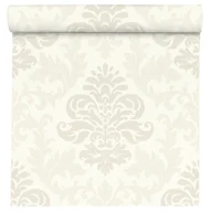 Tapety - Tapeta Barok 278514 kremowa papierowa - miniaturka - grafika 1