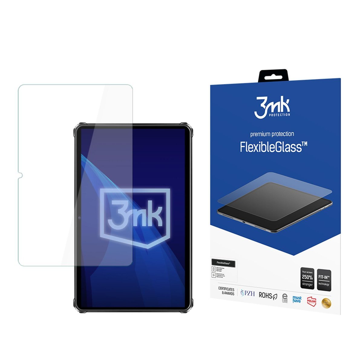 Nietłukące szkło hybrydowe na ekran do Oukitel RT9 - 3mk FlexibleGlass