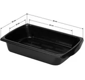 Meble fryzjerskie - Gabbiano pomocnik fryzjerski X11-9 biały grafika - miniaturka - grafika 1