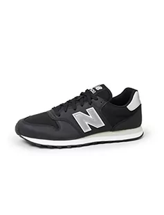 New Balance Męskie 500 U Sneakersy, Czarne srebro, 41.5 EU - Sneakersy damskie - miniaturka - grafika 2