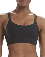Biustonosze - adidas Damski aktywny biustonosz sportowy Micro Flex bez szwu wyściełany, Czarny/kucie żelazo, S - miniaturka - grafika 1