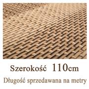 Parawany - Mata,osłona balkonowa z technorattanu, kolor słomkowy, szerokość 1,10 m - miniaturka - grafika 1