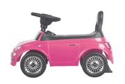 Chodziki - Jeździk Pchacz Chodzik Fiat 500 Corallo Różowy - miniaturka - grafika 1