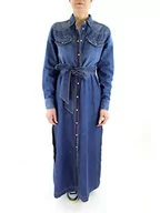 Sukienki - Replay Sukienka damska W9050, 007 ciemnoniebieska, rozmiar XXS, 007 Dark Blue, XXS - miniaturka - grafika 1