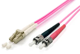 Equip 255549 kabel optyczny 0,5 m LC ST OM4 Fioletowy - Kable światłowodowe - miniaturka - grafika 1