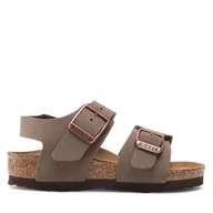 Buty dla chłopców - Sandały Birkenstock New York Kids Bs 87781 Brązowy - miniaturka - grafika 1