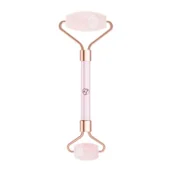 Rollery do masażu - W7 FACIAL ROLLER Rose Quartz MASAŻER DO TWARZY - miniaturka - grafika 1