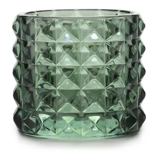 Świecznik MALAGA kolor butelkowa zieleń styl glamour ameliahome - CANDLEHOLDER/AH/MALAGA/BOTTLEGREEN/7X6,5 - Świeczniki - miniaturka - grafika 1