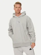Bluzy męskie - adidas Bluza ALL SZN Fleece IY4123 Szary Loose Fit - miniaturka - grafika 1