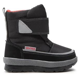 Śniegowce Garvalin 221852-A M Czarny - Buty dla chłopców - miniaturka - grafika 1