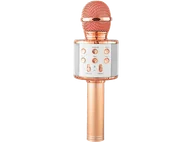 Mikrofony komputerowe - Mikrofon karaoke MAJESTIC ML-KM-02 Jasnoróżowy - miniaturka - grafika 1