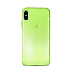 PURO 0.3 Nude do iPhone 8 Fluo Green (IPCX03NUDEGRN) - Etui i futerały do telefonów - miniaturka - grafika 1