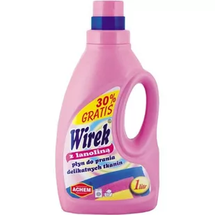 Wirek Płyn do prania z lanoliną do delikatnych tkanin 1L (410288) - Środki do prania - miniaturka - grafika 1