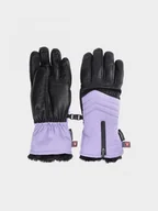 Rękawiczki - Damskie rękawice narciarskie 4F 4FWAW24AFGLF148 - fioletowe - miniaturka - grafika 1
