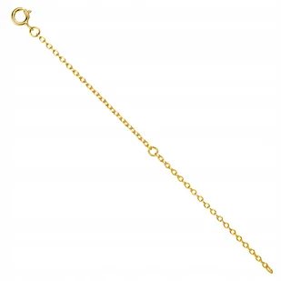 Przedłużka do łańcuszka bransoletki ZŁOTA 10cm srebro pr 925 przedłużenie - Naszyjniki - miniaturka - grafika 1