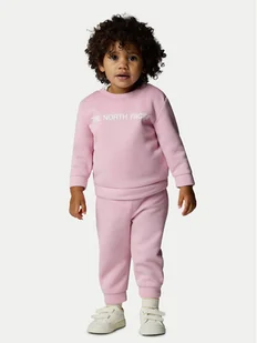 The North Face Dres NF0A89GW Różowy Regular Fit - Komplety dla niemowląt - miniaturka - grafika 1