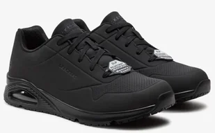 Buty sneakersy męskie SKECHERS UNO SR SUTAL wygodne czarne 44 EU - Sneakersy męskie - miniaturka - grafika 1