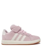 Buty dla dziewczynek - adidas Sneakersy Grand Court 00s JH6181 Różowy - miniaturka - grafika 1