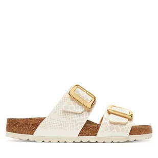 Klapki Birkenstock Sydney Cushion Buckle 1030258 Écru - Klapki i japonki damskie - miniaturka - grafika 1