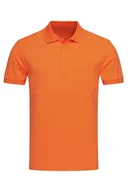Odzież medyczna - Koszulka polo medyczna męska pomarańczowa XXL - miniaturka - grafika 1