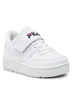 Buty dla dziewczynek - Fila Sneakersy Fxventuno Velcro Kids FFK0012.10004 Biały - miniaturka - grafika 1