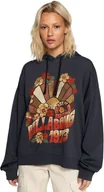 Bluzy damskie - bluza damska BILLABONG KEEP RIDIN HOOD Black Sands - BSD - miniaturka - grafika 1
