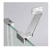 Ścianki i drzwi prysznicowe - Novellini Brera Lite Ścianka stała do drzwi prysznicowych szkło przezroczyste profile chrom 70x200 cm BRLTF70-1K - odbiór osobisty: Kraków, Warszawa, 29-Innych-Miast - miniaturka - grafika 1