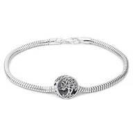 Bransoletki - Bransoletka srebrna do Pandora CHARMS 21 cm B142 - miniaturka - grafika 1