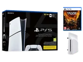 Konsole Playstation - PLAYSTATION 5 Slim Digital Edition 1TB D Chassis + Napęd optyczny Gears of War: Reloaded Biało-czarny - miniaturka - grafika 1