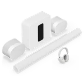 Soundbary - SONOS Arc Ultra + Sub 4 + 2x ERA 300 + Ace osobisty zestaw rozrywkowy premium (komplet/biały) - miniaturka - grafika 1