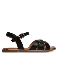 Buty dla dziewczynek - Sandały Tommy Hilfiger T3A2-34280-0326 M Czarny - miniaturka - grafika 1