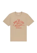 Koszulki męskie - KOSZULKA T-SHIRT MĘSKI WRANGLER 112362788 AMERICANA TEE TIMBERWOLF S - miniaturka - grafika 1