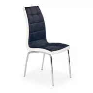 Krzesła - Krzesło Tapicerowane K186 Halmar Czarno-Białe - miniaturka - grafika 1