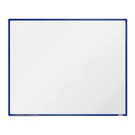 Tablice i flipcharty - boardOK Biała magnetyczna tablica boardOK, 150 x 120 cm, niebieska rama VOK150120-1200 - miniaturka - grafika 1