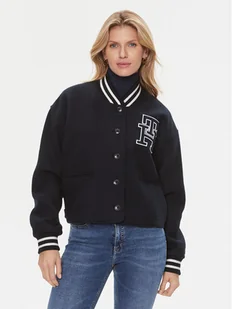 Tommy Hilfiger Kurtka przejściowa Varsity WW0WW40251 Granatowy Relaxed Fit - Kurtki damskie - miniaturka - grafika 1