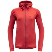 Bluzy sportowe damskie - Bluza damska Devold Nibba Merino Jkt Hood Rozmiar: M / Kolor: pomarańczowy - miniaturka - grafika 1