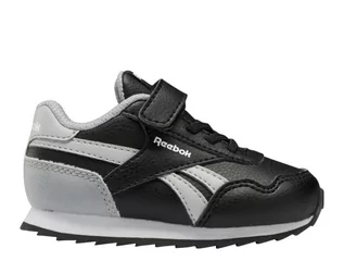 Buty dla dziewczynek - Buty Dziecięce Reebok Royal Classic Jogger 3 Czarno-Szare (Gw3733) - grafika 1