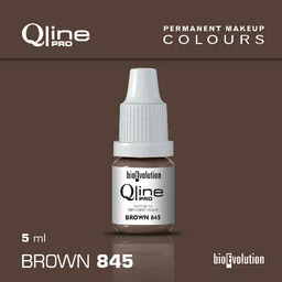 Pigment do makijażu permanentnego brwi Bioevolution Brown 850 Qline Pro 5ml - Pozostałe akcesoria kosmetyczne - miniaturka - grafika 1