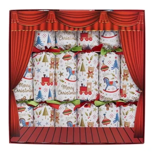 Crackery świąteczne zestaw 6 szt. Toy Town – Robin Reed - Ozdoby bożonarodzeniowe - miniaturka - grafika 1