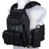 Odzież taktyczna i umundurowanie - Kamizelka taktyczna Plate Carrier 8944-1 GFC Tactical Czarna - miniaturka - grafika 1