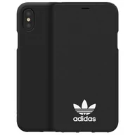 Etui i futerały do telefonów - adidas Logo Adidas Originals  Basic Booklet iPhone'a X Black/czarny  Booklet Case/Booklet etui/pokrowiec ochronny 29195 - miniaturka - grafika 1