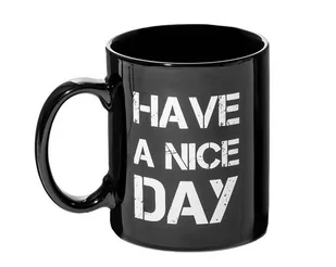 GadgetMaster Kubek "Fuck You - Have a Nice Day", czarny, GM GM001927 - Gadżety do domu - miniaturka - grafika 1