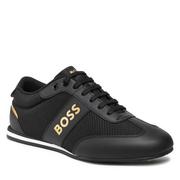 Sneakersy damskie - Boss Sneakersy Rusham 50470180 10199225 01 Black 001 - miniaturka - grafika 1