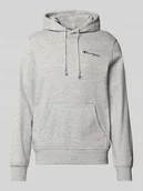 Bluzy męskie - Bluza z kapturem z wyhaftowanym logo - miniaturka - grafika 1