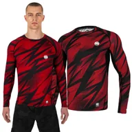 Odzież taktyczna i umundurowanie - Longsleeve Rashguard Pit Bull Performance Pro plus Dot Camo II - Czerwony - miniaturka - grafika 1