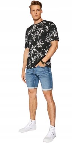 ONLY & SONS JEANSY KRÓTKIE NIEBIESKIE L J2A