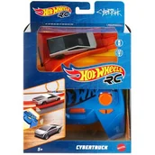 Samochody i pojazdy dla dzieci - Mattel Hotwheels Hotwheels RC 1:64 Tesla Cyber Truck 965-0158 - miniaturka - grafika 1