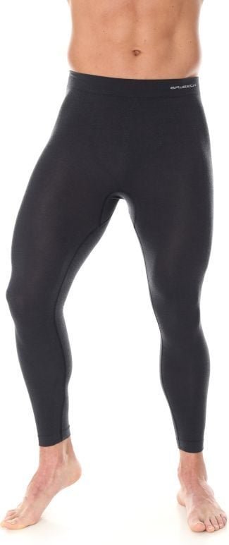 Brubeck Legginsy męskie Comfort Wool grafitowe r. M LE10930