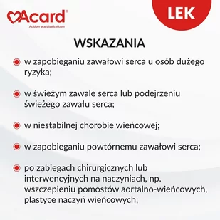 Polfa Acard 75mg 60 szt. - Serce i układ krążenia - miniaturka - grafika 2